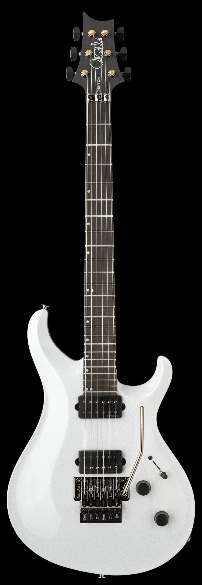 PRS Tekton Floyd - White Holoflake (black satin neck)