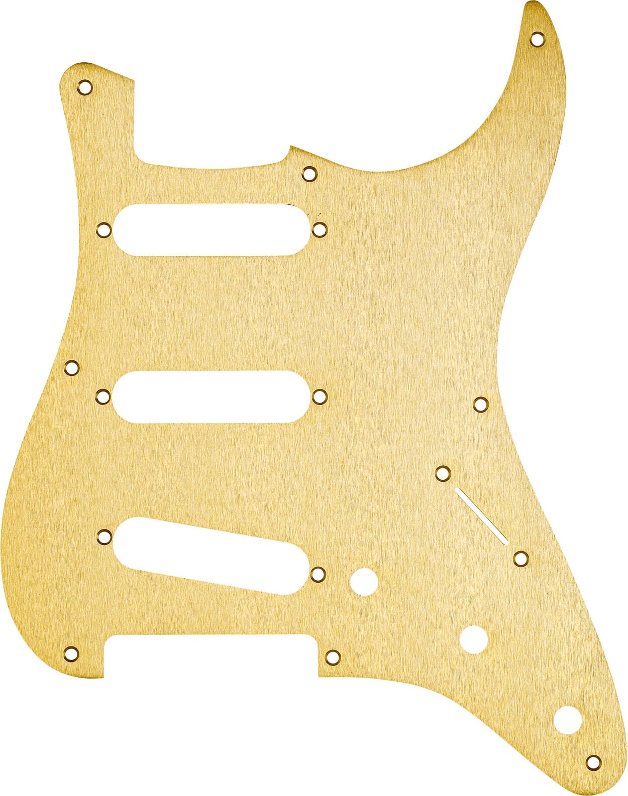 Fender '50s Vintage-Style Stratocaster S/S/S Pickguard, 8-Hole, Gold Anodized