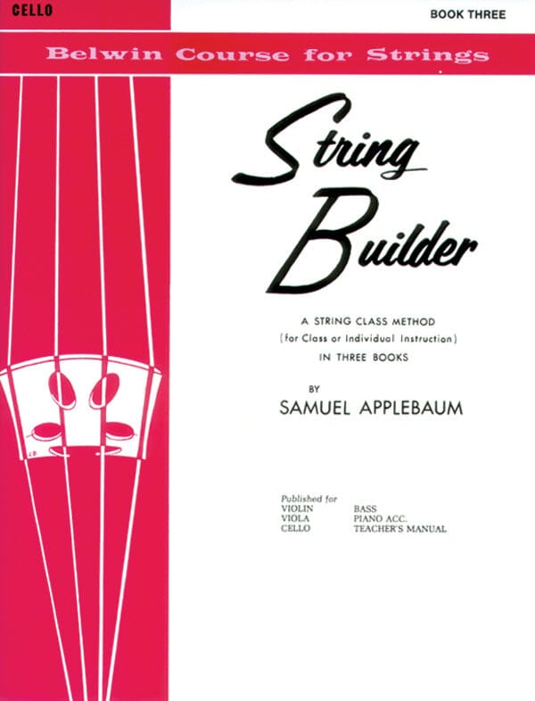 String Builder Bk.3 - Cello