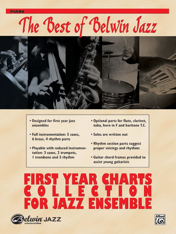 Best Belwin Jazz First Year Charts Piano
