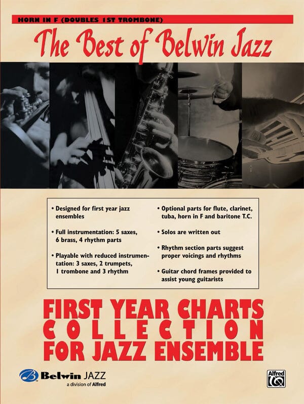 Best Belwin Jazz First Year Charts Horn