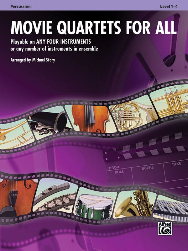 Movie Quartets for All Percussion