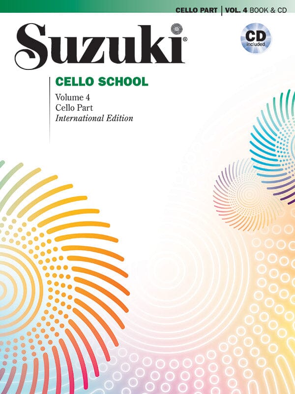 Suzuki Cello School Vol. 4 Book/CD
