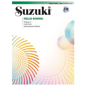 Suzuki Cello School Vol. 4 Book/CD