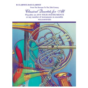 Classical Quartets for All Clarinet