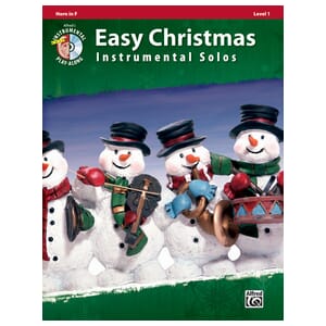 Easy Christmas Inst. Solos, Level 1 - F Horn