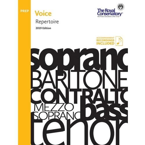 RCM Preparatory Voice Repertoire