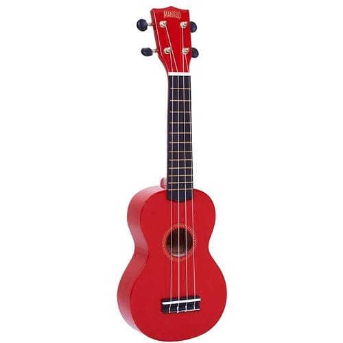 Mahalo Soprano Ukulele w/bag Red