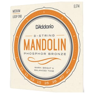 EJ74 D'addario Mandolin String Set Bronze 11-40
