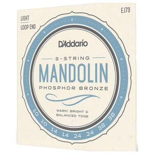 EJ73 D'addario Phosphor Bronze Light Mandolin String Set 10-38