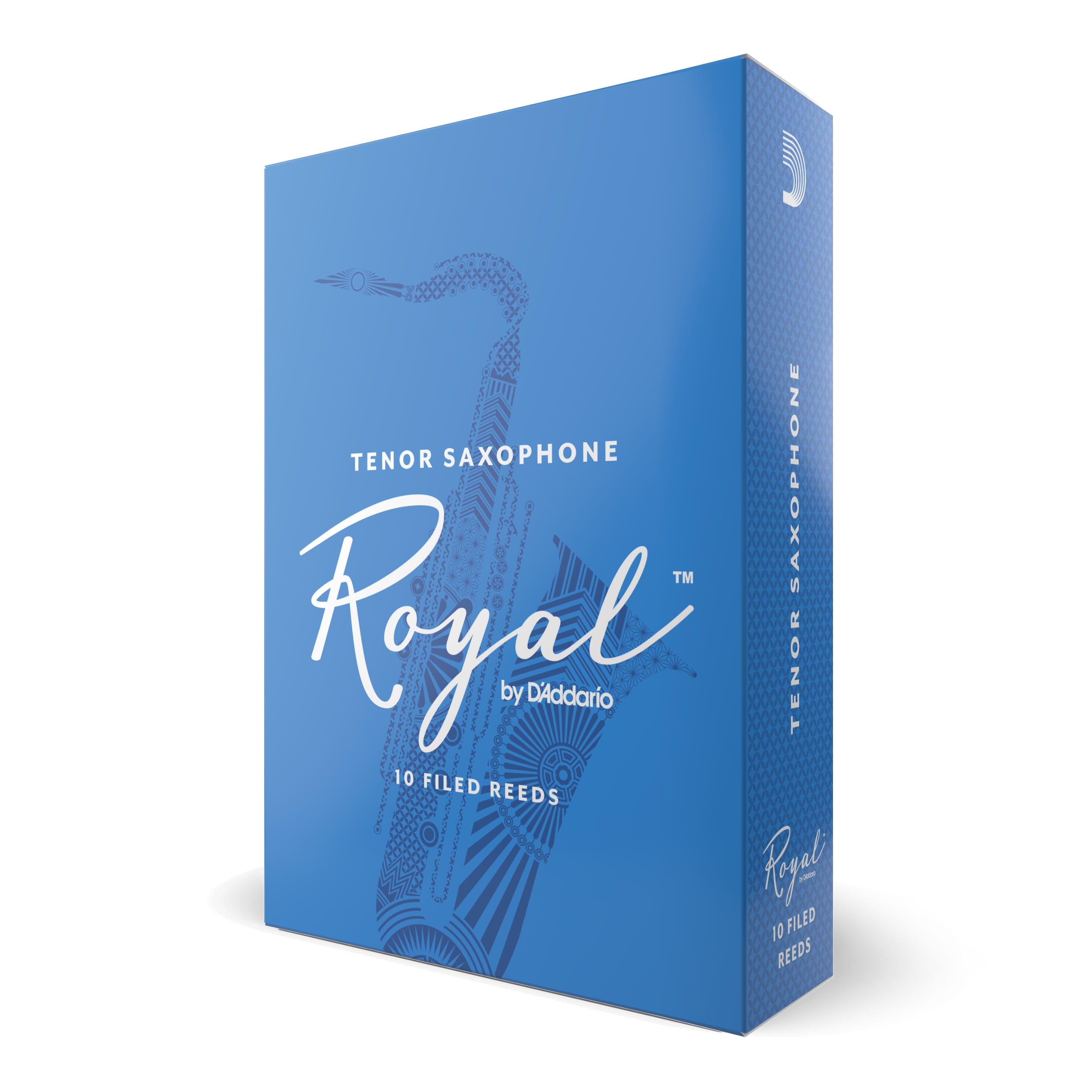 Rico Royal RKB1035 Tenor Sax Reeds, Strength 3.5, 10-pack