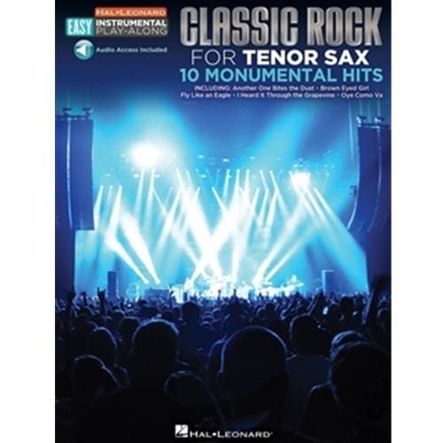 Classic Rock For Tenor Saxophone - Easy Instrumental Play - Along