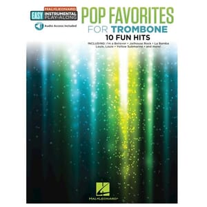 Pop Favorites for Trombone - Easy Instrumental Play-Along