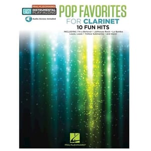 Pop Favorites for Clarinet - Easy Instrumental Play-Along