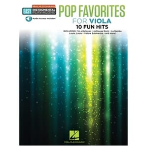 Pop Favorites for Viola - Easy Instrumental Play-Along