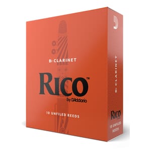 Rico RCA1015 Bb Clarinet Reeds, Strength 1.5, 10-pack