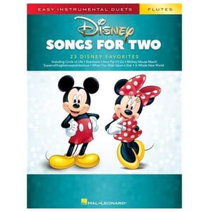 Disney Songs for Two Flutes - Easy Instrumental Duets