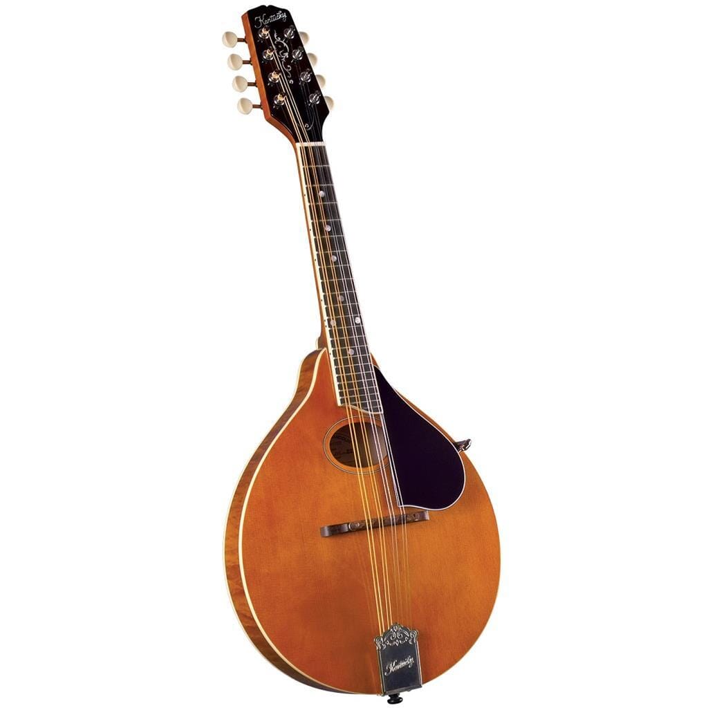 Kentucky KM-272 Deluxe Oval Hole A-Model Mandolin - Transparent Amber