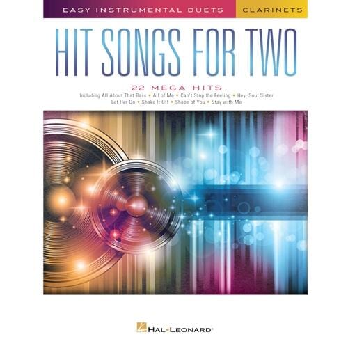 Hit Songs for Two Clarinets - Easy Instrumental Duets