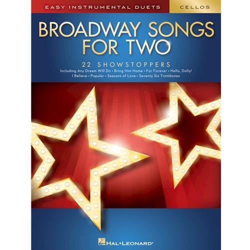 Broadway Songs for Two Cellos - Easy Instrumental Duets