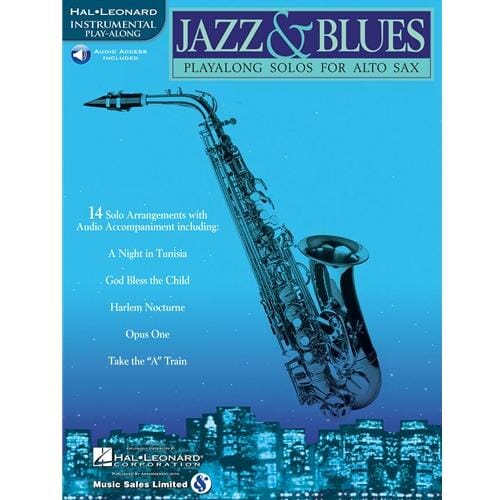 Jazz & Blues Alto Sax Book/Audio