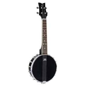 Ortega OUBJ100-SBK Ukulele Banjo + Bag
