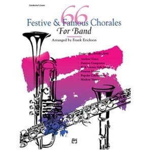 66 Festive and Famous Chorales for Band - Bb Clarinet 2