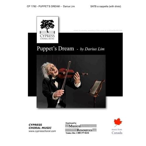 A Puppet's Dream (SATB) by Darius Lim