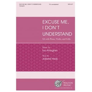 Excuse Me I Don't Understand (SA) by Ivo Antogini