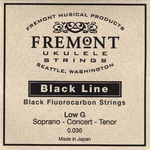 Fremont Ukulele String Low G Black Flourocarbon