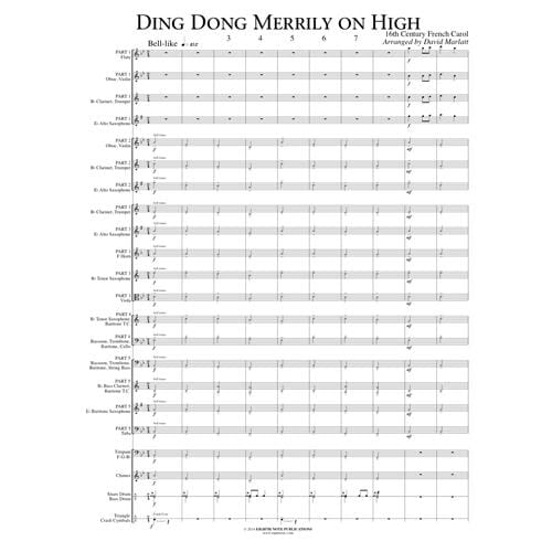 Ding Dong Merrily on High (Flex-Band) arr. David Marlatt