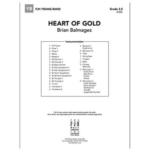 Heart of Gold Concert Band by Brian Balmages