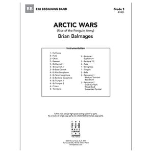 Arctic Wars (Rise of the Penguin Army) Concert Band by Brian Balmages