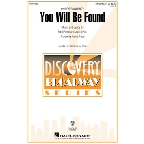 You Will Be Found (From Dear Evan Hansen) 3 Part SAB