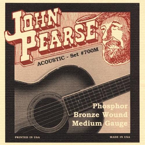 John Pearse 700M Phosphor Bronze Acoustic Guitar Strings Medium 13-56