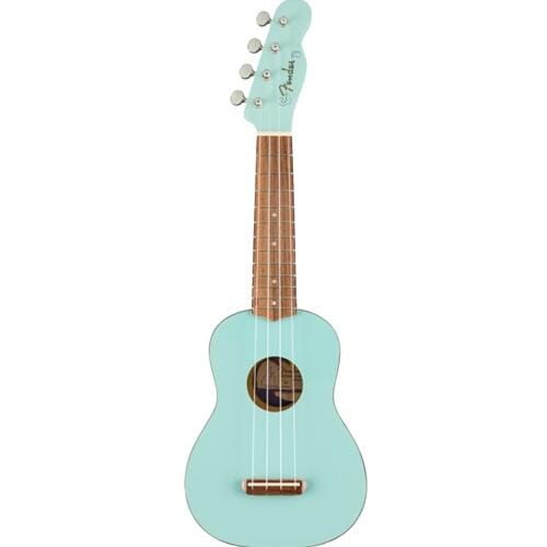 Fender Venice Soprano Uke, Walnut Fingerboard, Daphne Blue