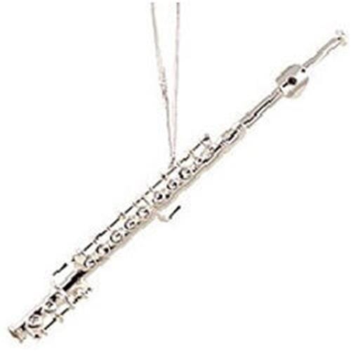 Flute Silver Ornament