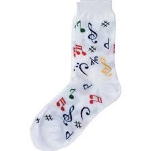 Kids White Socks Coloured Notes