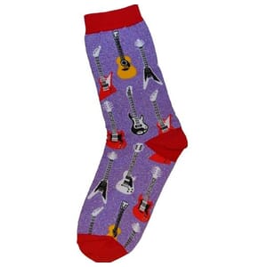 Women's Guitar Socks Purple