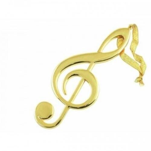 Treble Clef Christmas Ornament