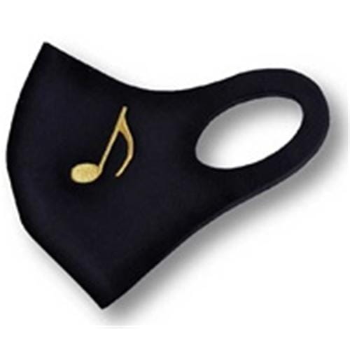 Face Mask Black Gold Note