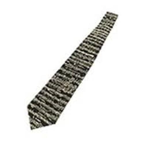Men's Black Music Silk Tie