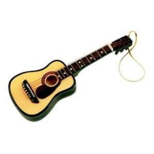 Acoustic Guitar Christmas Ornament