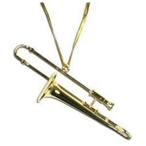 Trombone Christmas Ornament