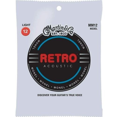 Martin MM12 Retro, Light Acoustic Strings, Nickel