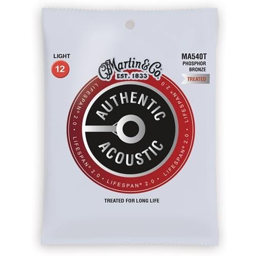 Martin MA540T Lifespan Light Acoustic Strings, Phosphor Bronze