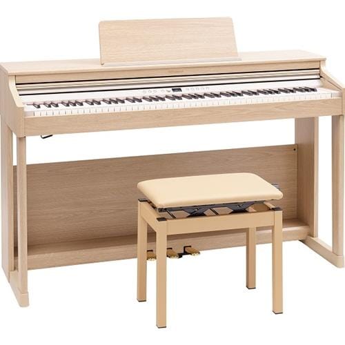 Roland RP701 Digital Piano & Bench Light Oak
