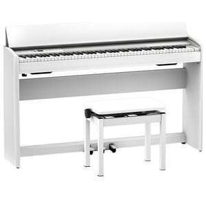 Roland F701 Digital Piano & Bench White