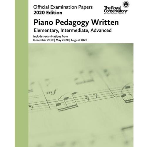 RCM 2020 Official Exam Papers Piano Pedagogy Written
