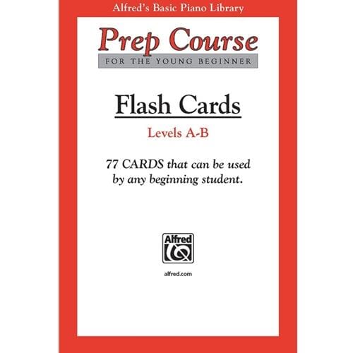 Alfred's Basic Piano Prep Course: Flash Cards Levels A & B